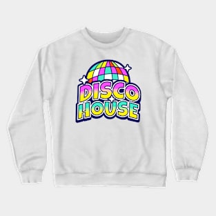 DISCO HOUSE  - Y2K Disco Ball Crewneck Sweatshirt